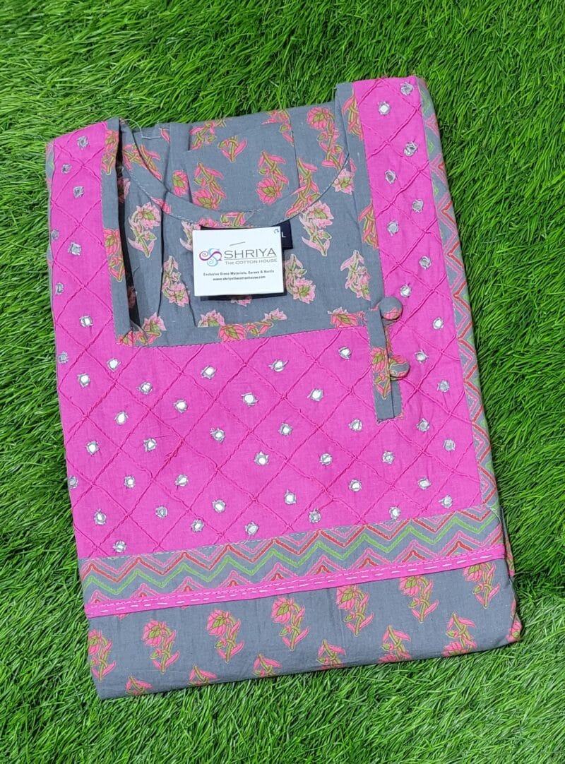 Premium quality printed designer cotton Nighties