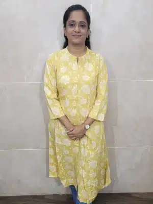 Printed Rayon top with 3/4 sleeve
