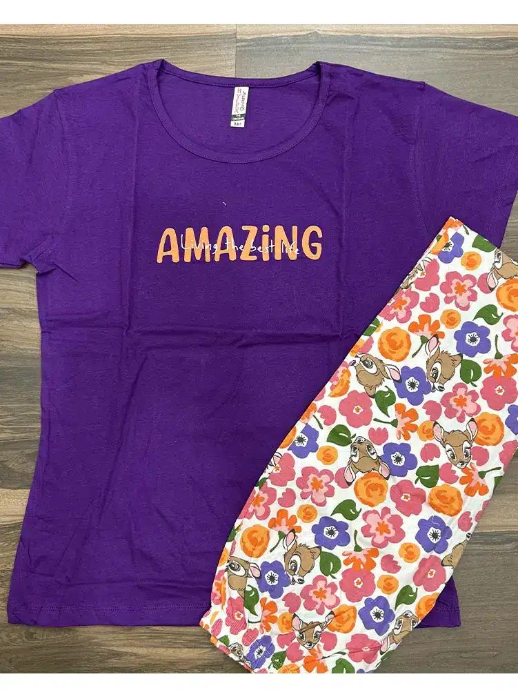 Premium quality Pyjama set (T shirt and Pant)