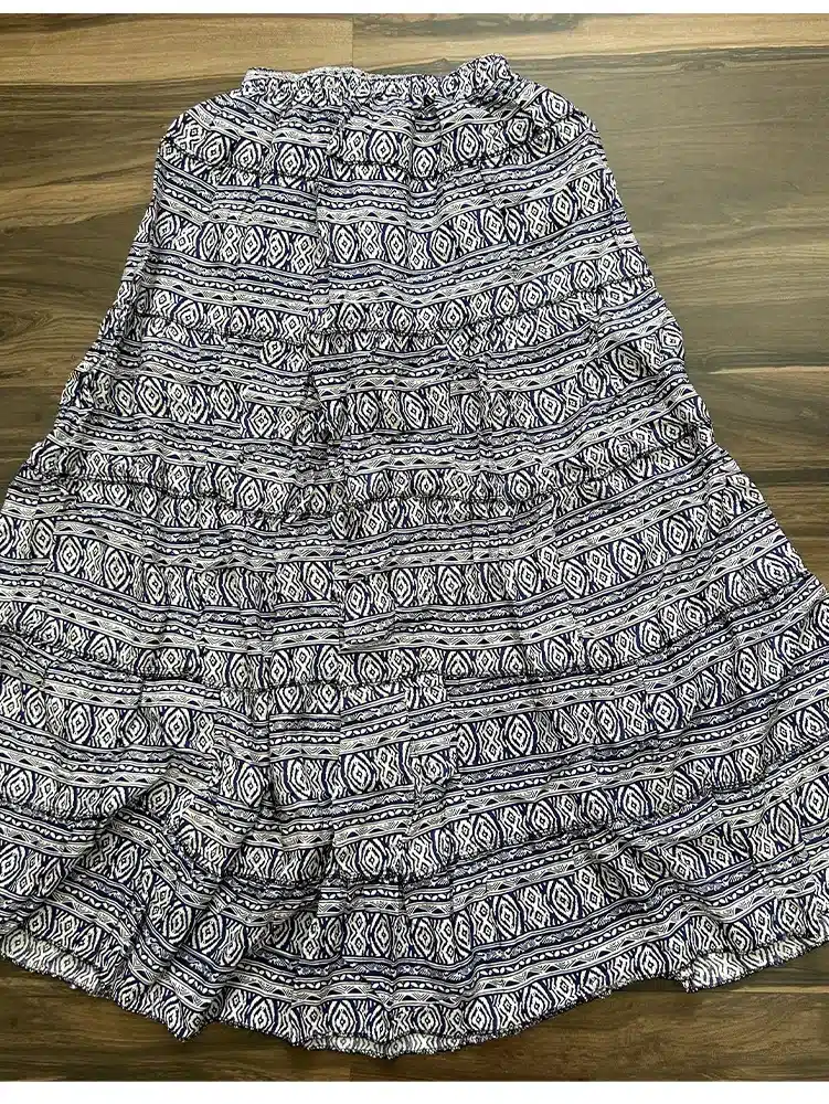 Printed Rayon long skirts