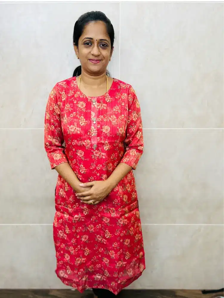 Ready-to-wear Digital Printed Chanderi Silk Kurti