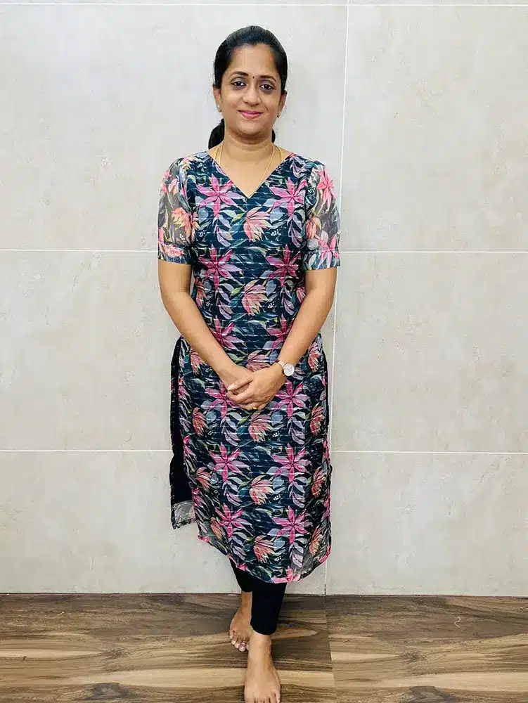 Ready to wear Digital printed Organza top