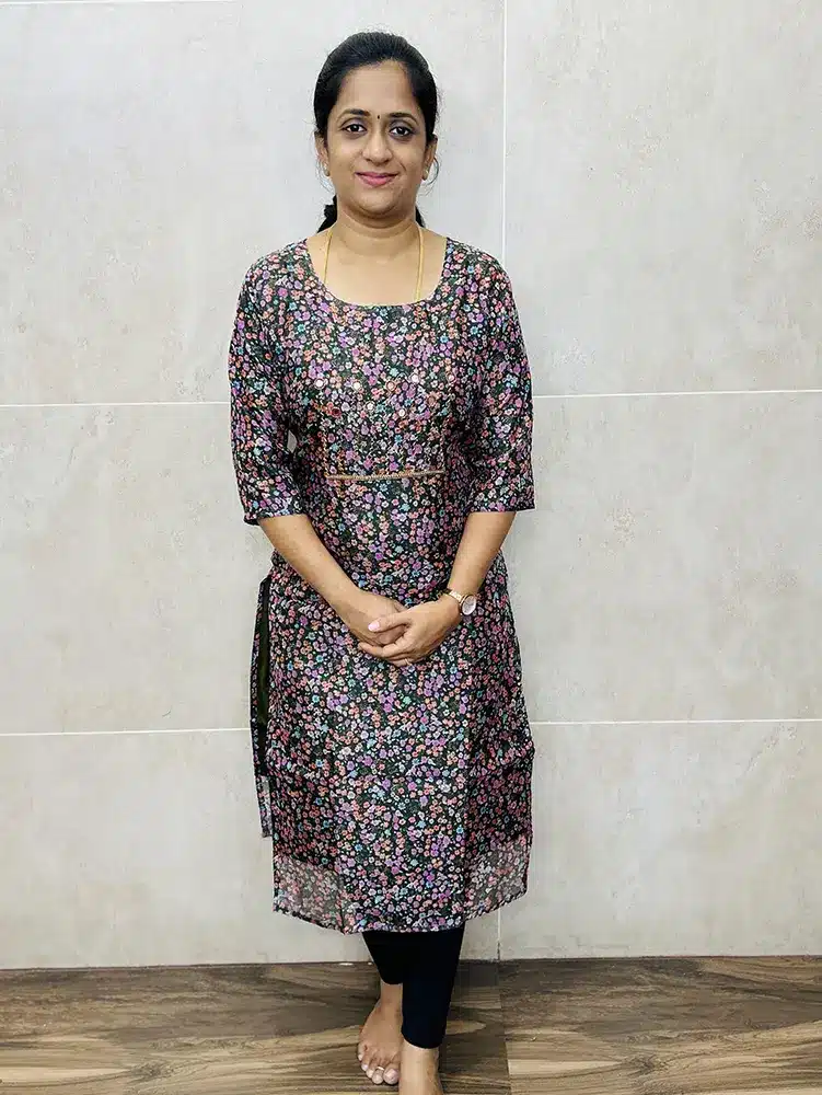 Ready to wear Digital printed Organza top