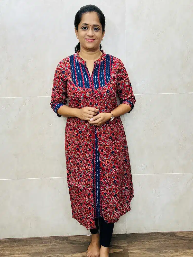 Ready to wear kalamkari cotton top