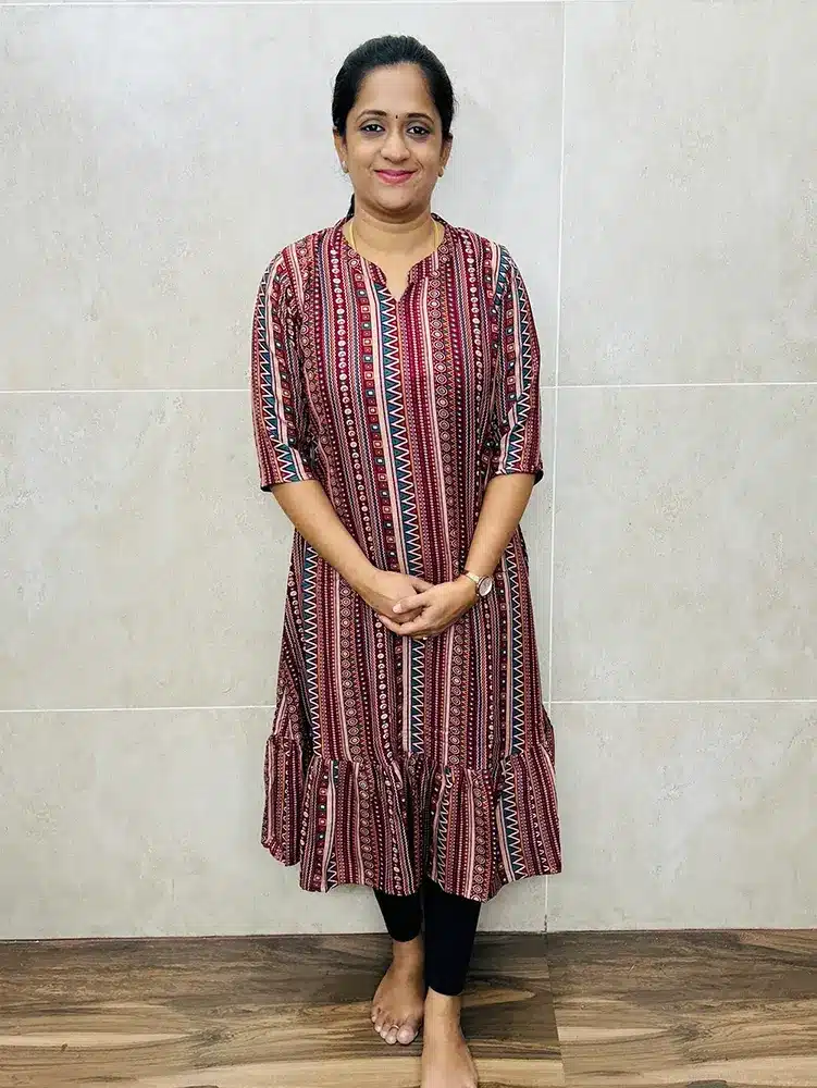 Printed imported Rayon kurti (Gown pattern)