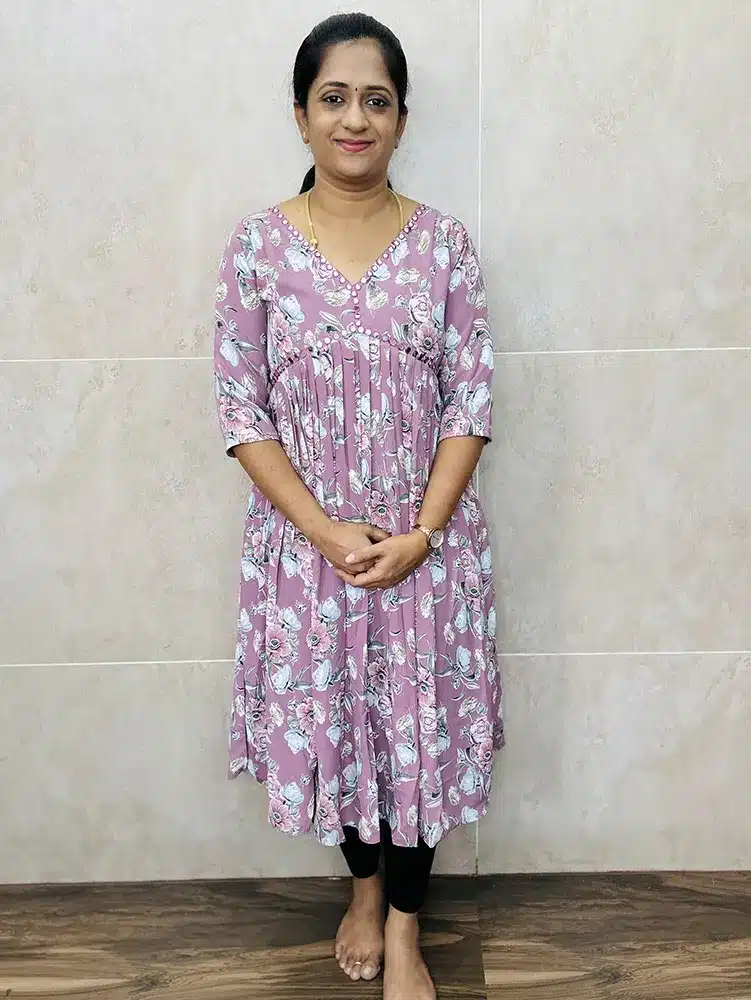 Printed Premium very soft Crepe kurti (Alia Cut Pattern)