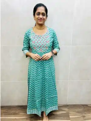 Printed Premium Rayon Long Gowns