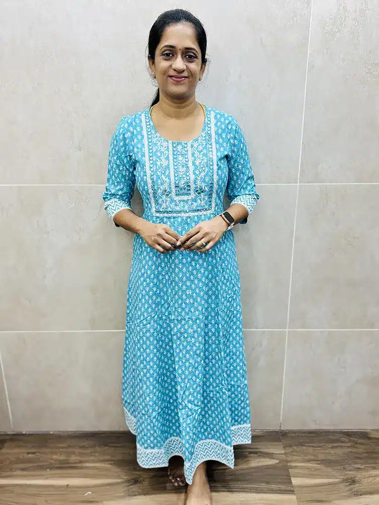 Printed Premium Rayon Long Gowns