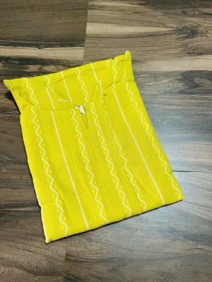 Pure handloom cotton top (cotton lining) - straight cut