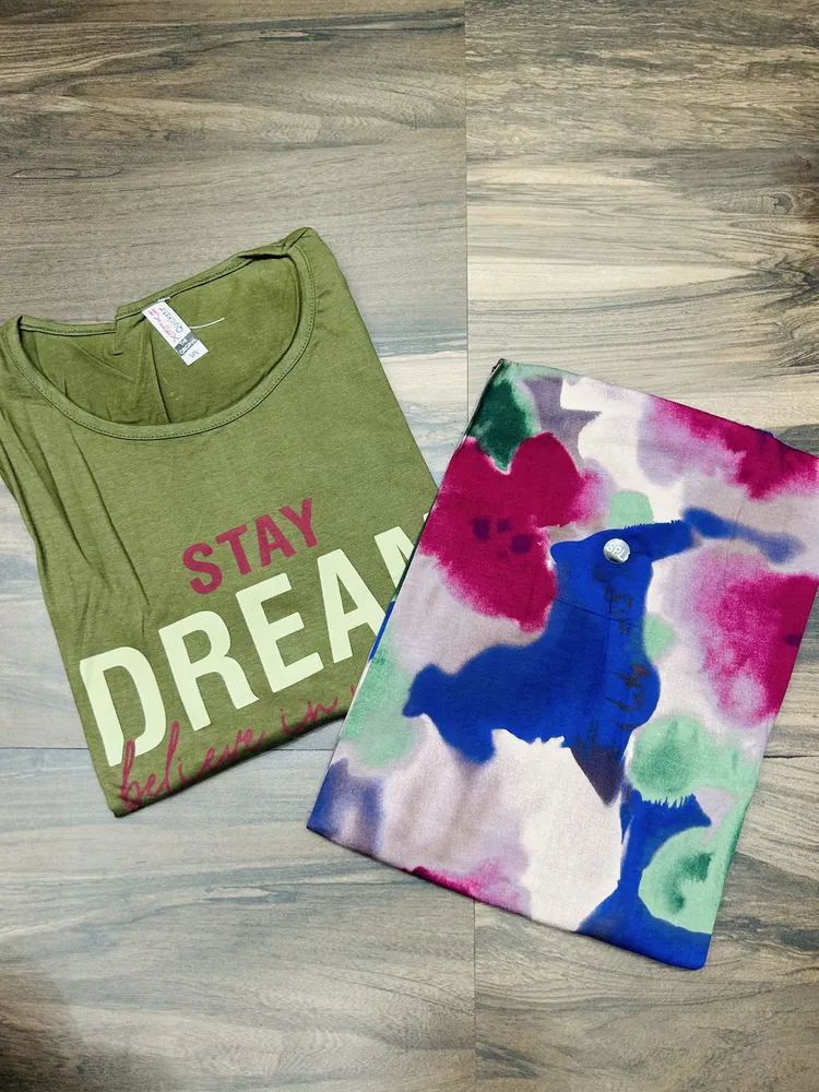 Premium quality Pyjama set (T shirt and Pant)