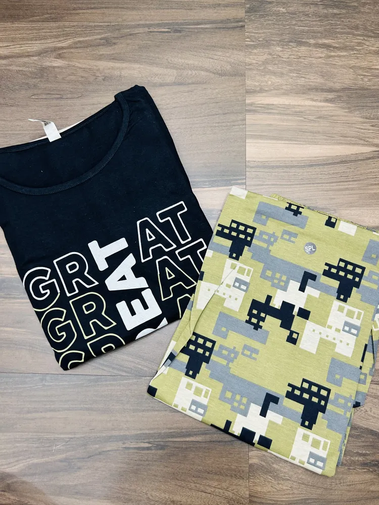 Premium quality Pyjama set (T shirt and Pant)