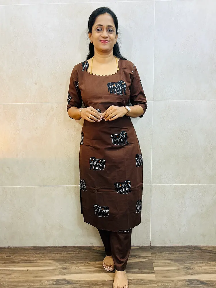 Top only - Dispatch in 10 working days - Dabu dyed cotton top (cotton lining)